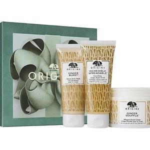 Ginger body wash, scrub + cream 💛